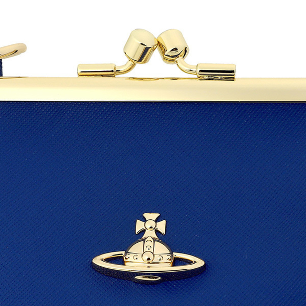 Vivienne Westwood Handbag Granny Blue Gold - Picture 9 of 9